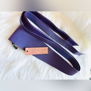 🇨🇦 Brave Leather Collection -Purple Amethyst Wrap Belt - MANANA